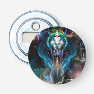 Abrebotellas Thera Queen Of The Galaxy Round Bottle Opener