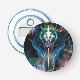 Abrebotellas Thera Queen Of The Galaxy Round Bottle Opener