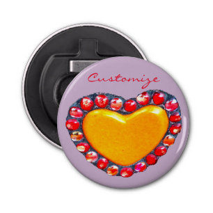 Abrebotellas Thunder_Cove de corazón dorado