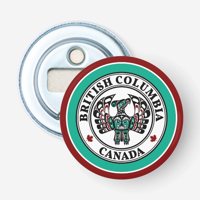 Abrebotellas Thunderbird de arte nativo americano Red Black Hai (Anverso)