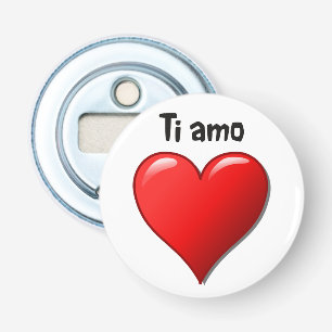 Abrebotellas Ti amo - Te amo en italiano