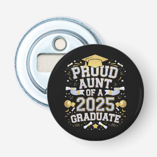 Abrebotellas Tía Orgullosa De Un Graduado 2025 Graduación Famil