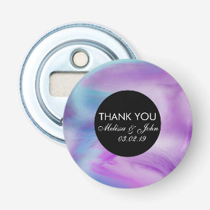 Abrebotellas Tinta Líquida Colorida Remolino de Mármol Púrpura 