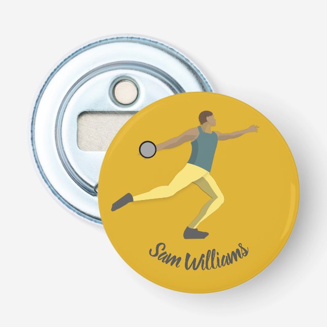 Abrebotellas Tiroteo de Discus (Anverso)