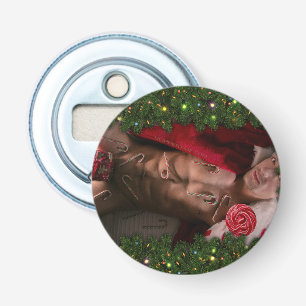 Abrebotellas Torso masculino de seis músculos abdominales desnu