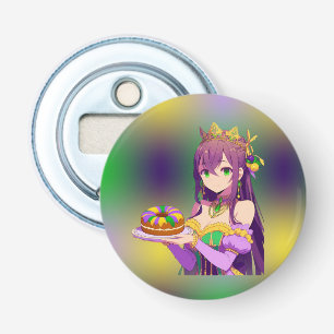 Abrebotellas Torta del Rey Anime Mardi Gras