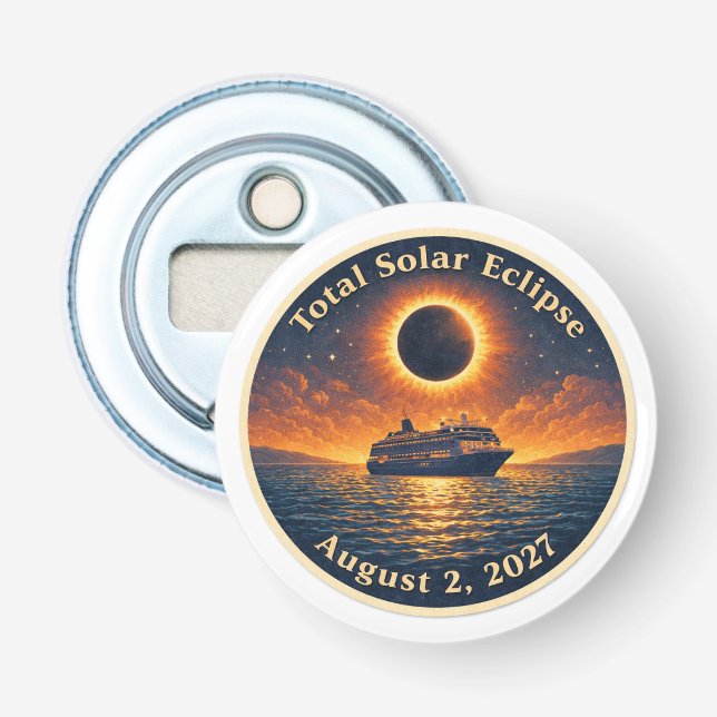 Abrebotellas Total Solar Eclipse August 2 2027 cruise ship  (Anverso)