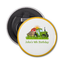 Tractor verde | Decoración de fiesta de cumpleaños