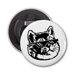 Abrebotellas Trate Con Gafas De Gato Meme