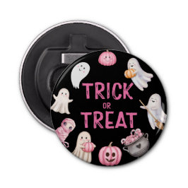 Abrebotellas Trick Or Three Halloween Ghost Birthday Party