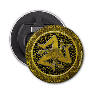 Abrebotellas Trinacria siciliano barroco adornado