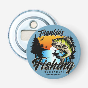 Abrebotellas Trucha de pescador de pesca personalizada