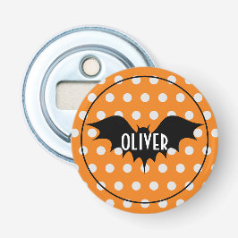 Abrebotellas Truco de Halloween o tratamiento monograma persona