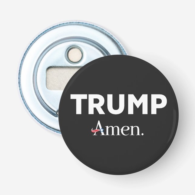 Abrebotellas Trump Amen (Anverso)