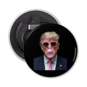 Abrebotellas Trump Bubble Gum Funny presidente de EEUU
