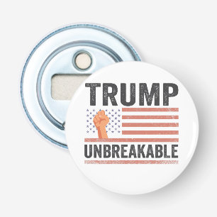 Abrebotellas Trump, un presidente inquebrantable, Trump, una ba