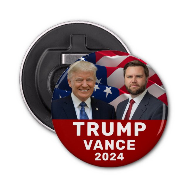 Abrebotellas Trump Vance 2024 (Anverso)