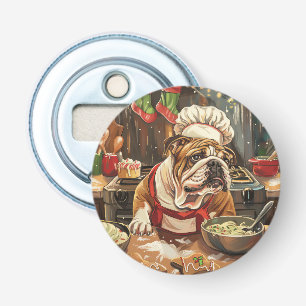 Abrebotellas Último día feriado de bulldog: Navidades festivos