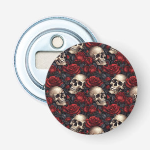 Abrebotellas Un diseño de la serie Una Calavera y Rosas 10