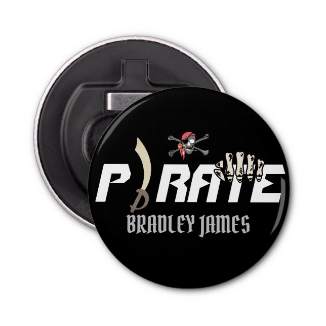 Abrebotellas Un pirata | Día Internacional de Hablar como un Pi (Anverso)