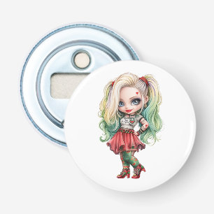 Abrebotellas Una Colección de Diseños de Halloween de una Chica