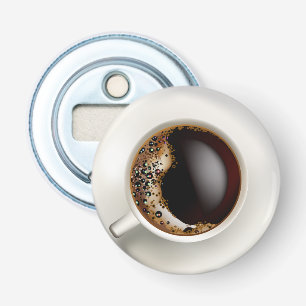 Abrebotellas Una copa de café negro