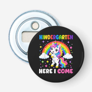 Abrebotellas Unicornio de jardín de infancia aquí vengo De vuel