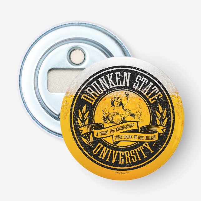 Abrebotellas Universidad Estatal de Drunken (Anverso)