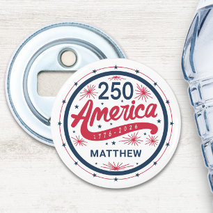 Abrebotellas USA Rojo Blanco y Azul 250 Aniversario de América