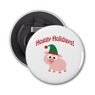 Abrebotellas ¡Vacaciones de Hoggy! Elf Pig
