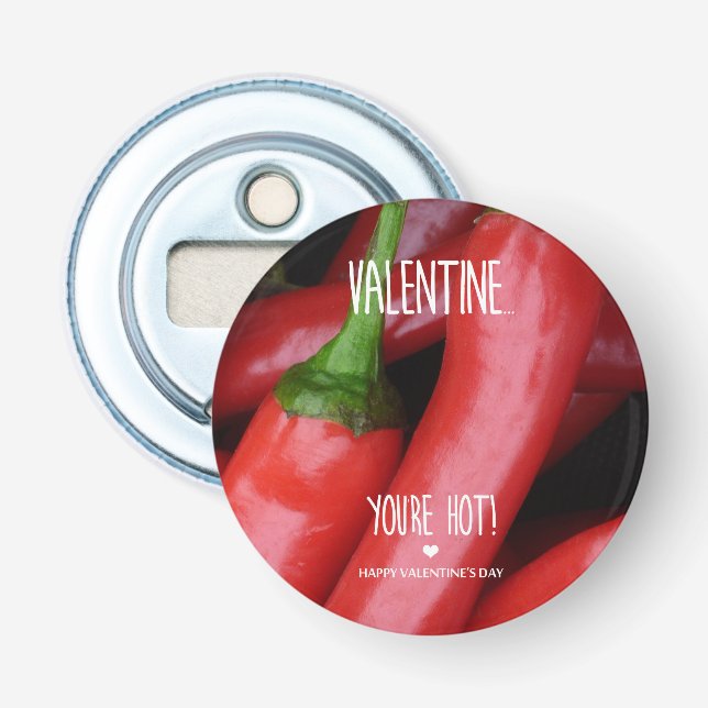 Abrebotellas ¡Valentín, estás caliente! (Anverso)