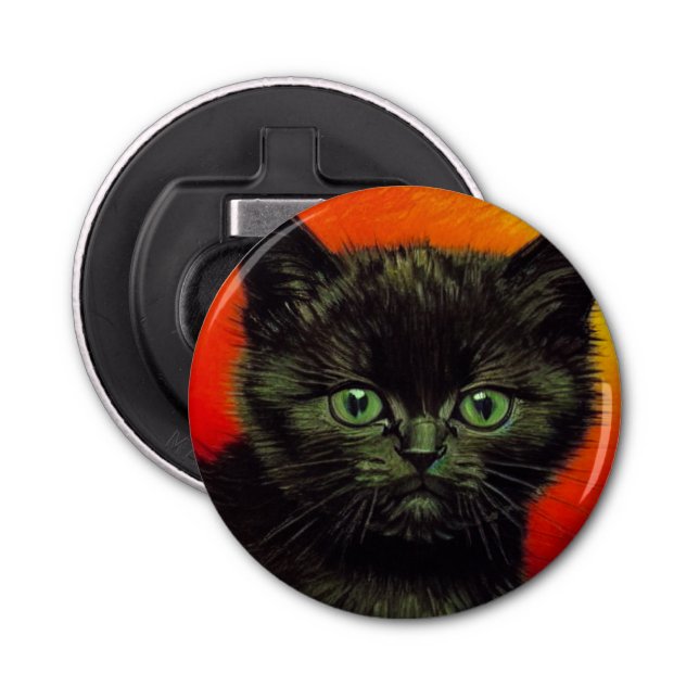 Abrebotellas Van Gogh Black Kitten (Anverso)