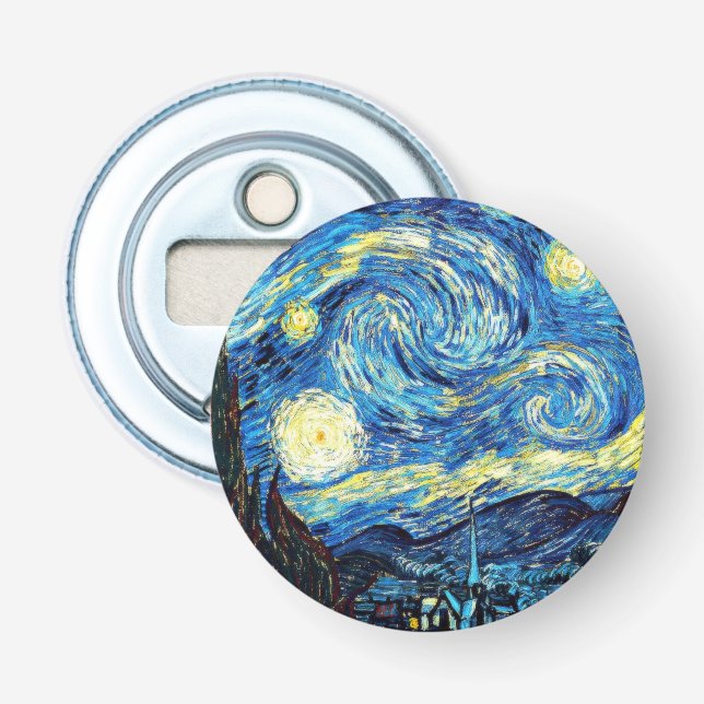 Abrebotellas Van Gogh - Noche estrellada (Anverso)