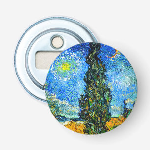 Abrebotellas Van Gogh Road con Cypress y Star