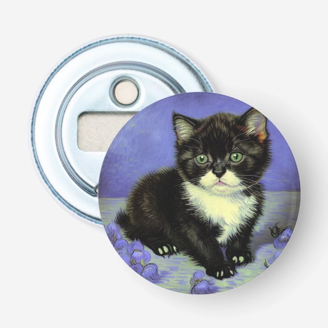 Abrebotellas Van Gogh Tuxedo Kitten (Anverso)