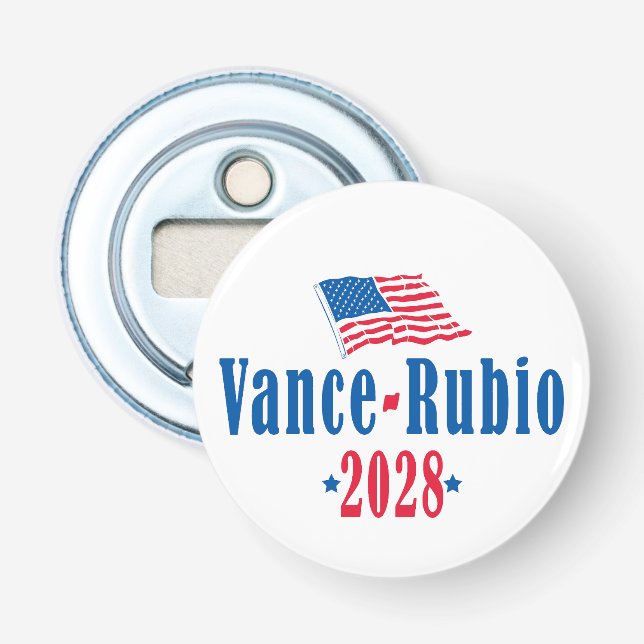 Abrebotellas Vance Rubio 2028 (flag) (Anverso)