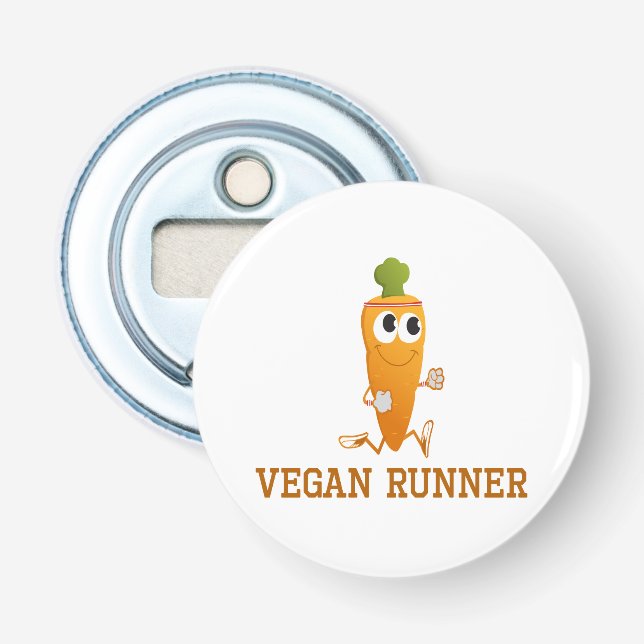 Abrebotellas Vegan Runner Carrot (Anverso)