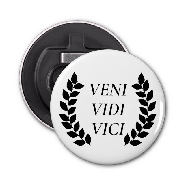 Abrebotellas Veni Vidi Vici Vine Y Vi Que Me Conquistaban (Anverso)