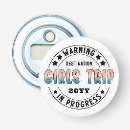 Abrebotellas Viaje de Chicas personalizados en curso Gradiente 