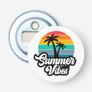 Abrebotellas Vibraciones de Verano con Diseño de Palmeras