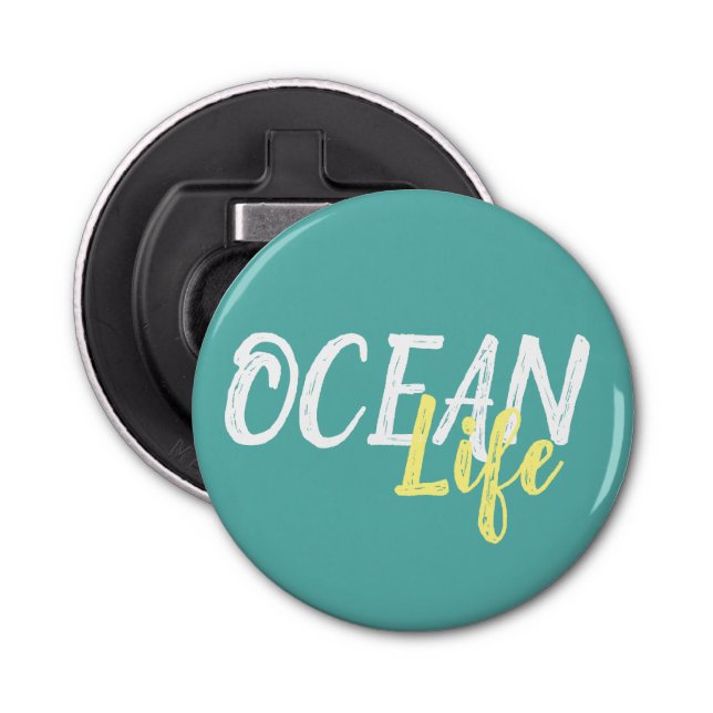 Abrebotellas vida marina en el OCÉANO | (Anverso)