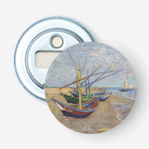 Abrebotellas Vincent van Gogh - Barcas de Pesca en la Playa