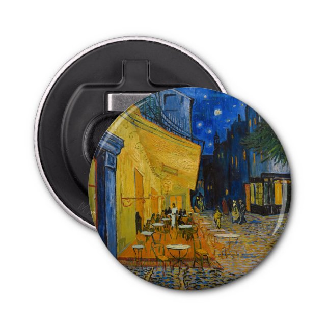 Abrebotellas Vincent van Gogh - Cafe Terrace de noche (Anverso)