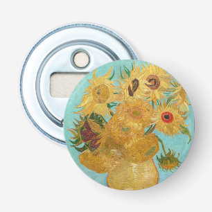 Abrebotellas Vincent Van Gogh - Jarrón con doce girasoles