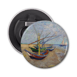Abrebotellas Vincent van Gogh - Pescadores en la playa
