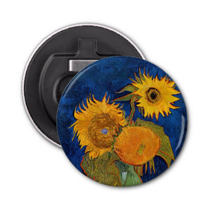 Abrebotellas Vincent van Gogh - Vase con cinco girasoles