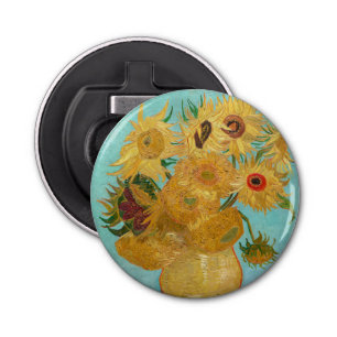 Abrebotellas Vincent Van Gogh - Vase con doce girasoles