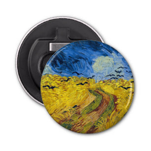 Abrebotellas Vincent van Gogh - Wheatfield con cuervos