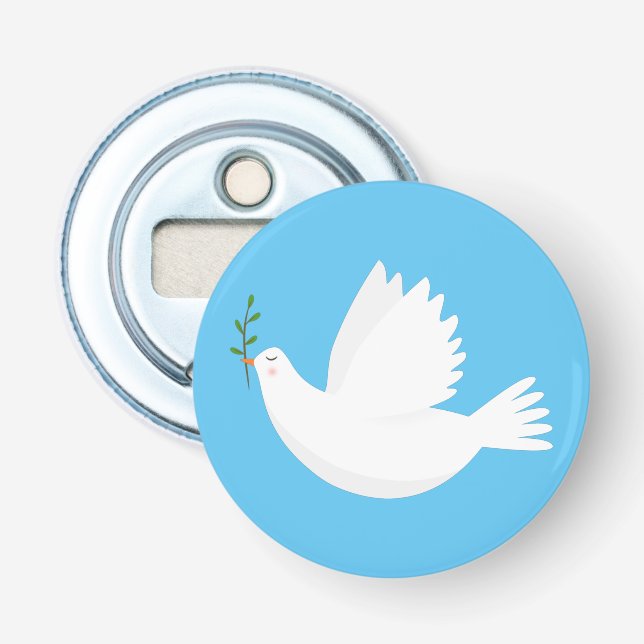 Abrebotellas Vino con rama de olivo (Anverso)