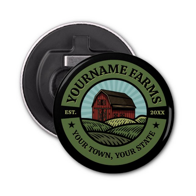 Abrebotellas Vintage Barn AÑADIR NOMBRE País Granjero Cultivo (Anverso)